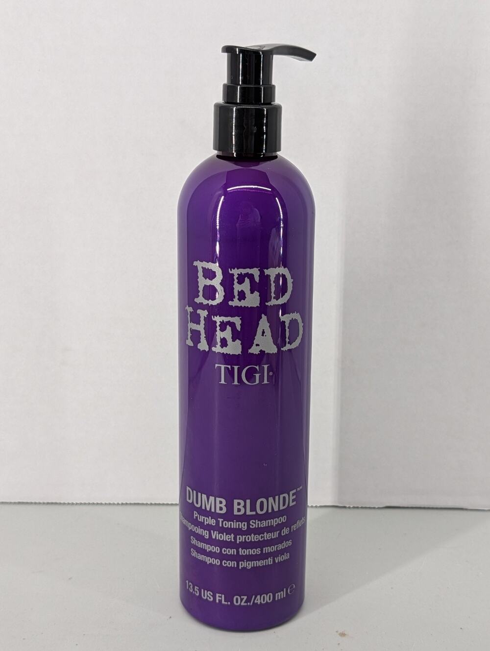 Tigi Bed Head Dumb Blonde Purple Toning Shampoo 13.5 US fl oz